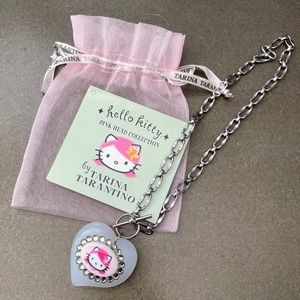 Tarina Tarantino Pink Head Hello Kitty Necklace